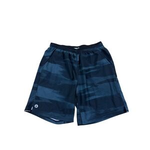 Smartwool Active Men's Camo Print Athletic Shorts Size S Built-in Liner 8"